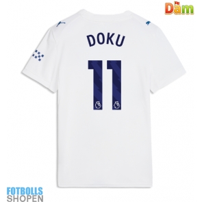 Billiga Manchester City Jeremy Doku #11 Tredjeställ Dam 2026-27 Kortärmad